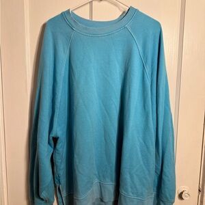 Aerie Crewneck Sweater in Sky Blue